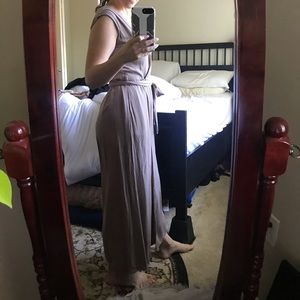 Romper with wrap around waist